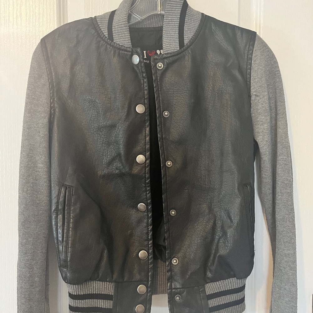 Women’s Varsity Leather Jacket